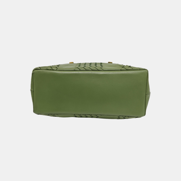 Lambskin Tote Bag Green