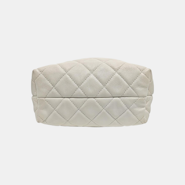 Quilted Calfskin White