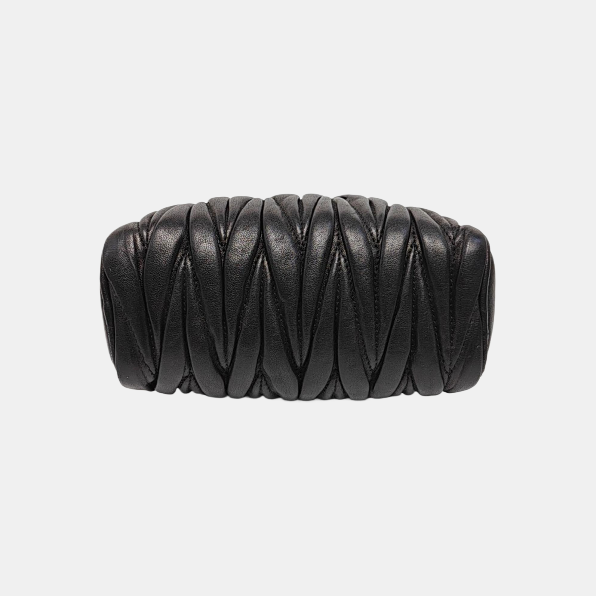 Matelassé Quilted Lambskin Black