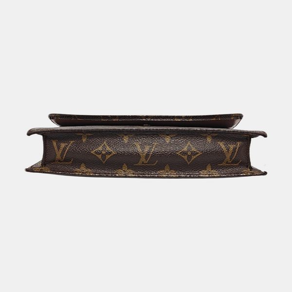 POCHETTE RABAT Monogram Coated Canvas Brown