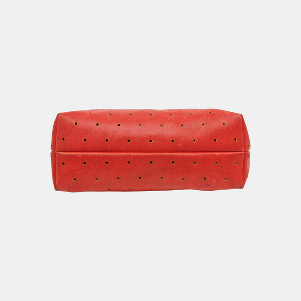 Calfskin Tote Bag Orange