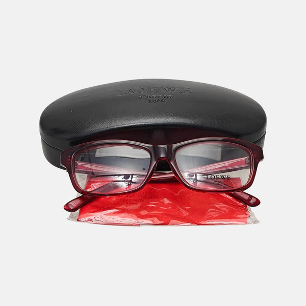 Synthetic Eyeglasses Red