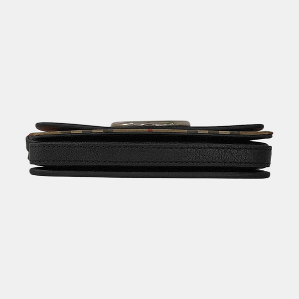 D-Ring Mini Calfskin Black