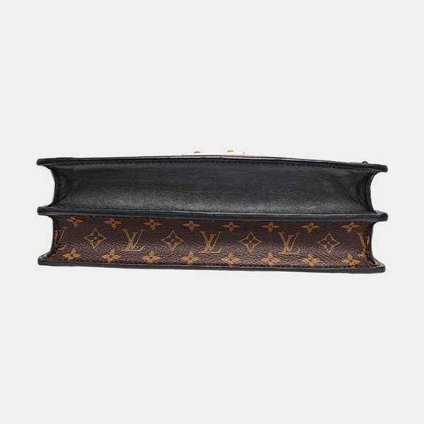 TRUNK Monogram Coated Canvas Brown