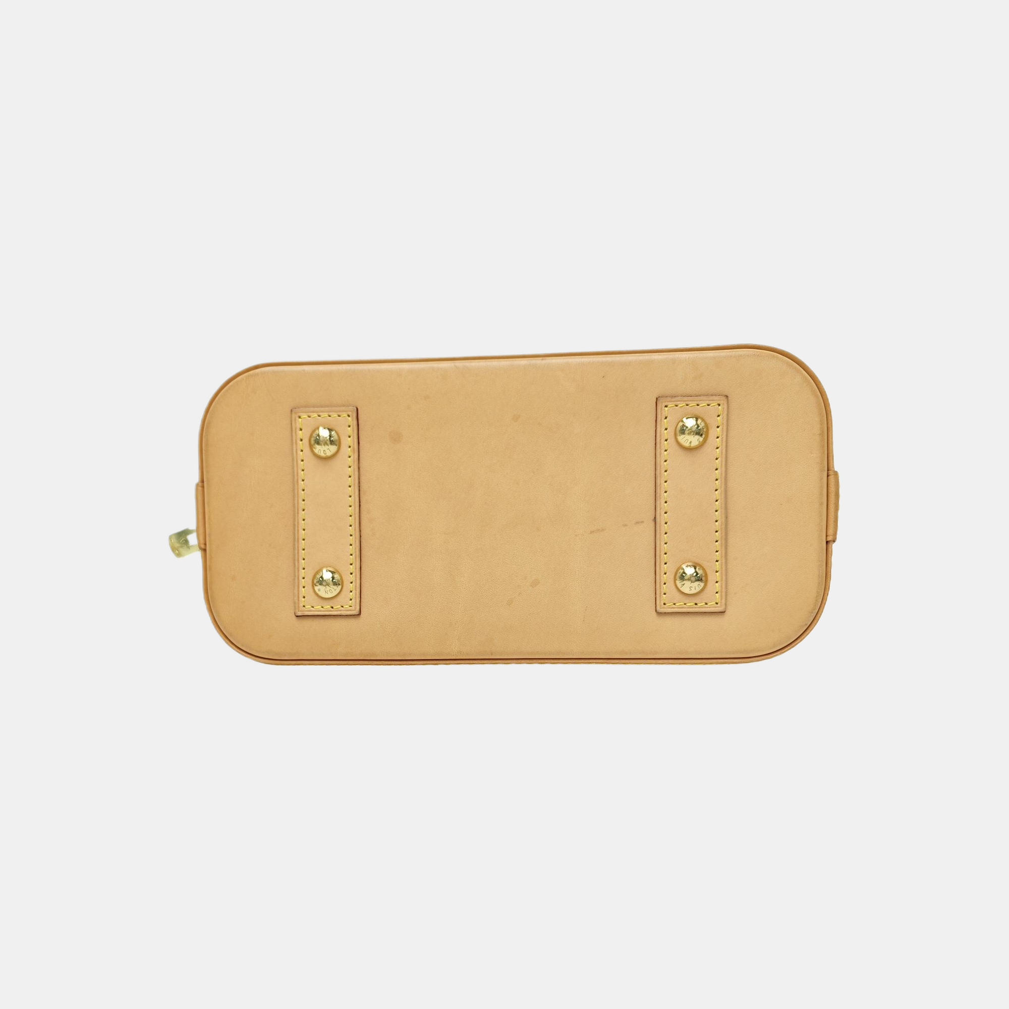 ALMA BB Monogram Coated Canvas Brown