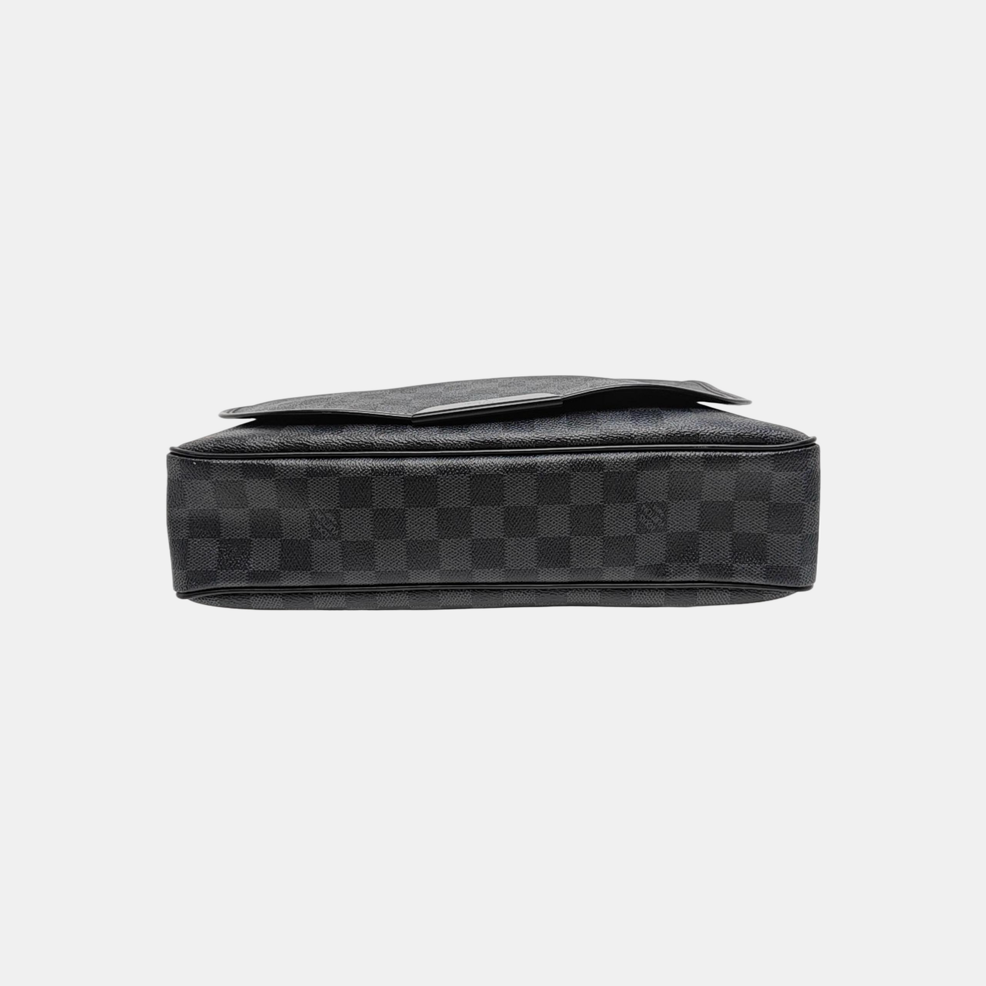 DANIEL Damier Graphite Coated Canvas Gray