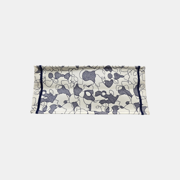 Book Tote Large Canvas Blue
