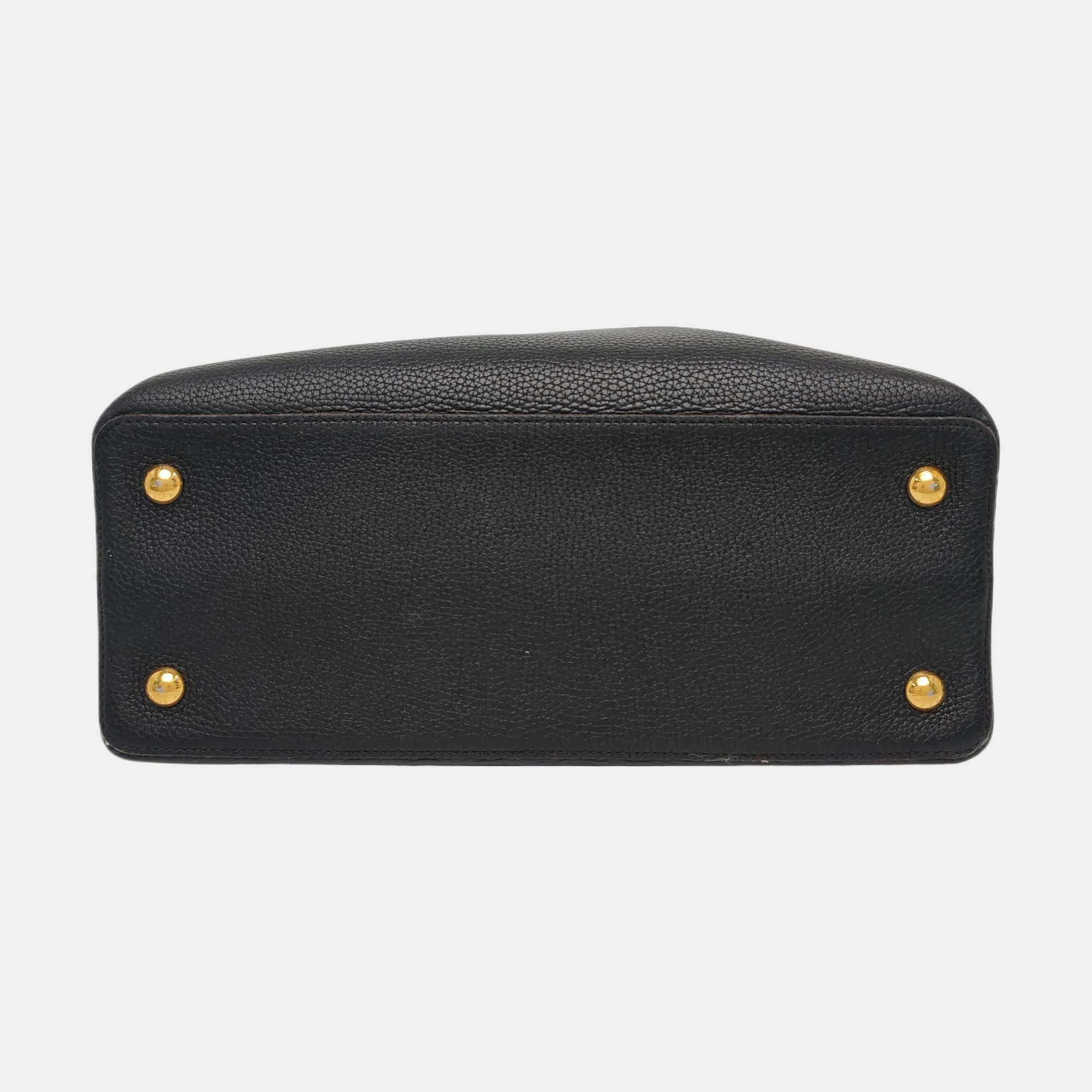 CAPUCINES GM Calfskin Black
