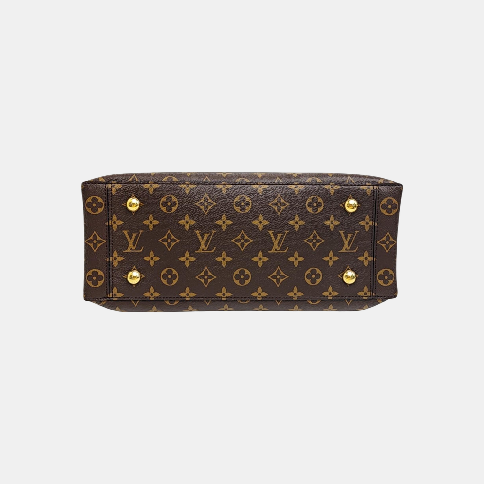 FLOWER Monogram Coated Canvas Brown
