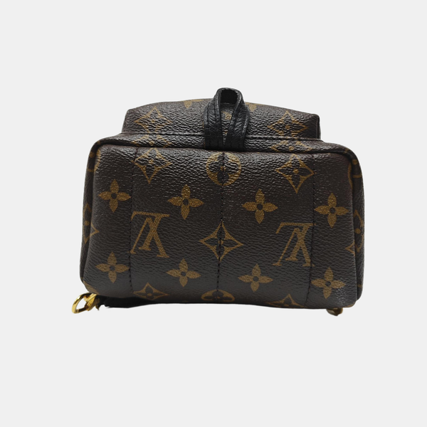 PALM SPRINGS Mini Monogram Coated Canvas Brown