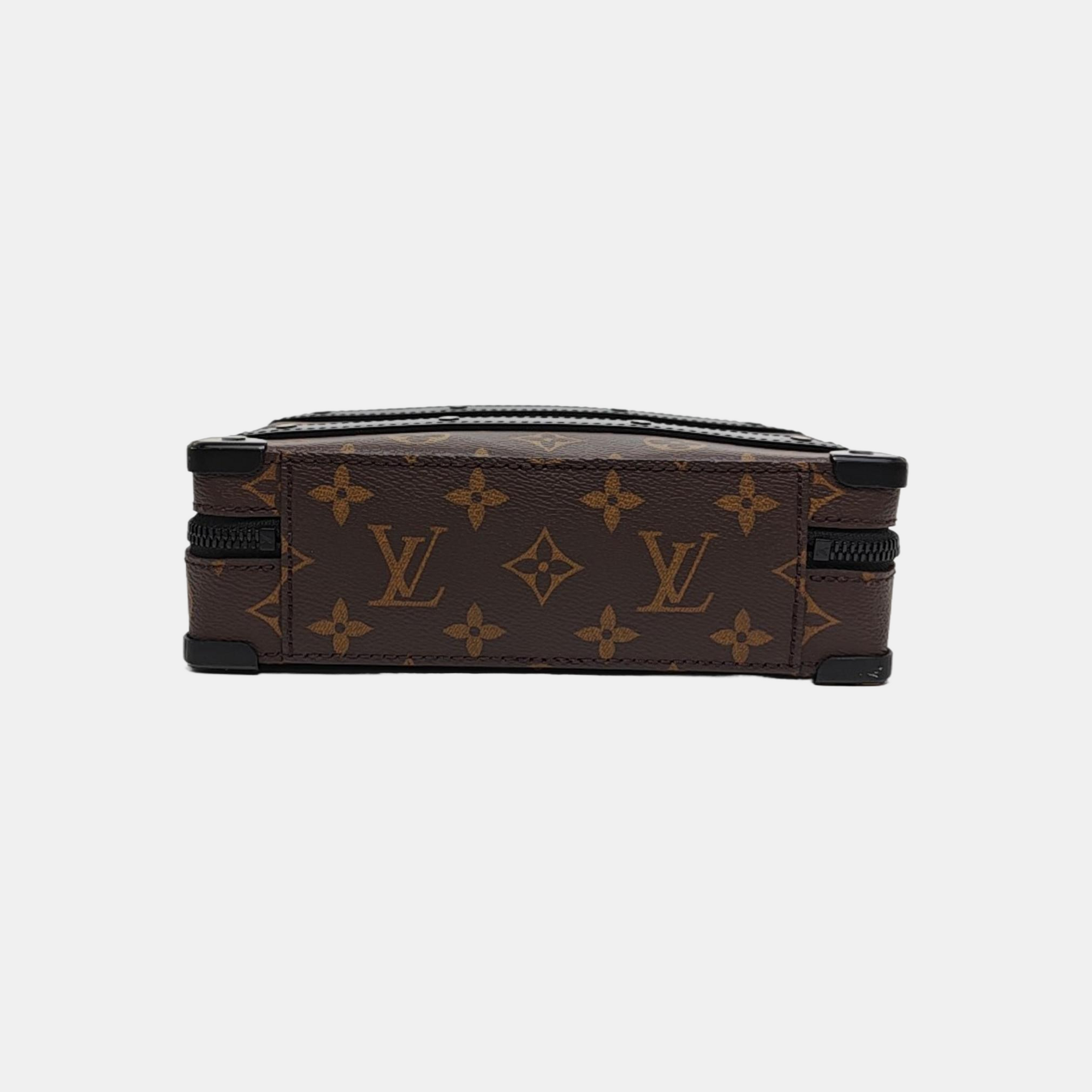 SOFT TRUNK Monogram Coated Canvas Brown
