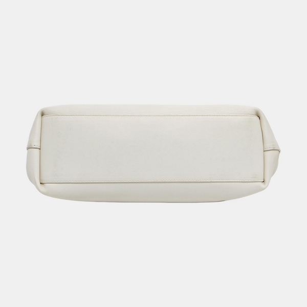 Point Medium Calfskin White