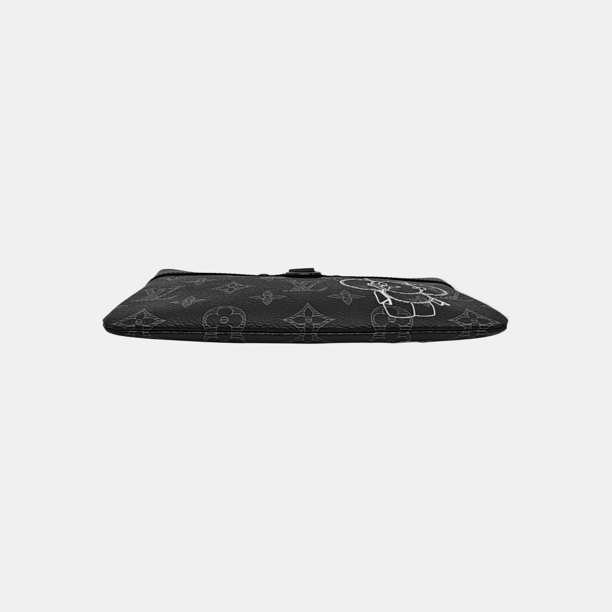 APOLLO Monogram Coated Canvas Black
