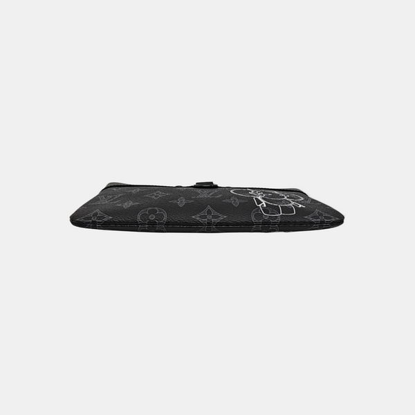 APOLLO Monogram Coated Canvas Black