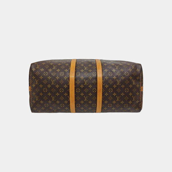 SAC SOUPLE 55 Monogram Coated Canvas Brown