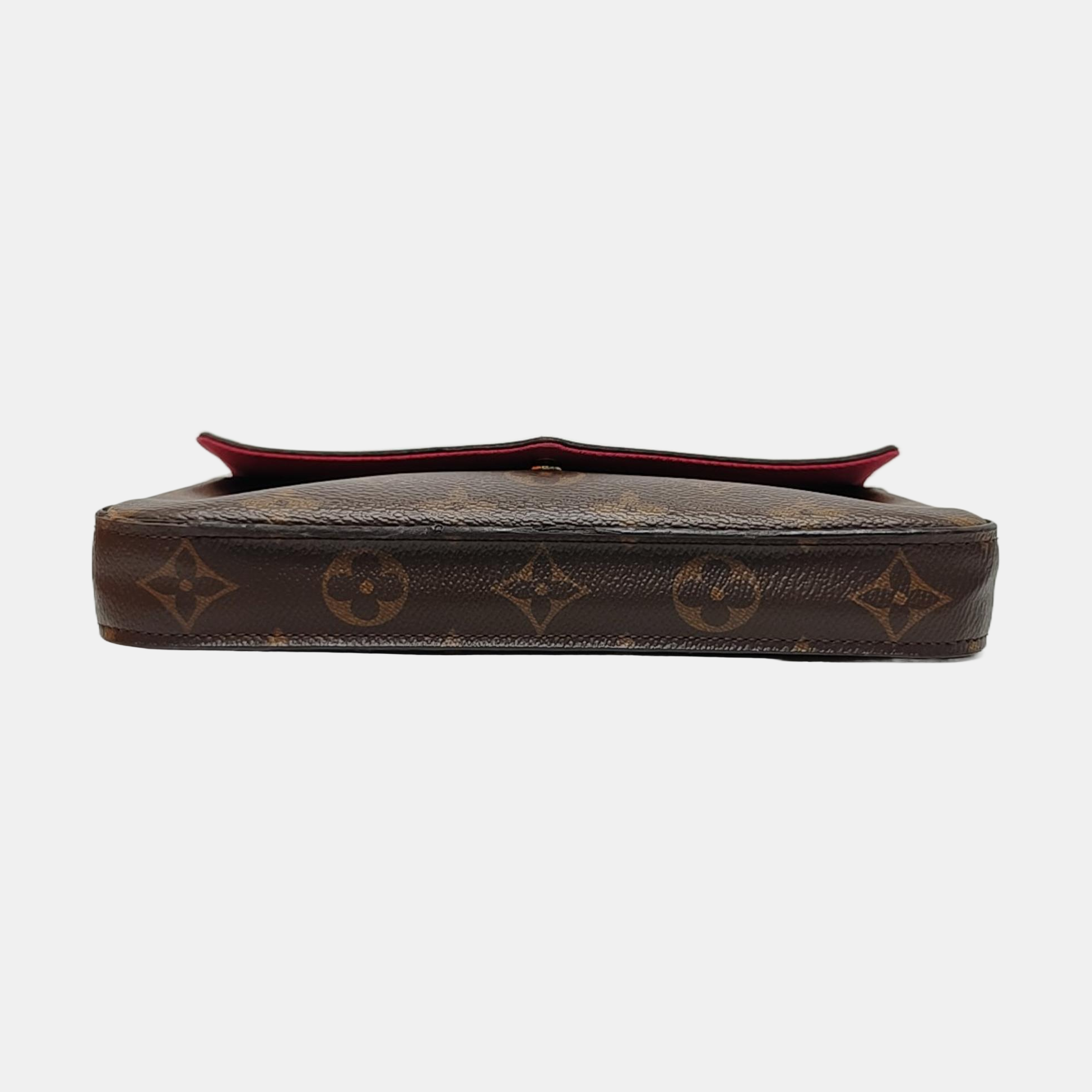 Authenticated pre-owned  FÉLICIE Monogram Coated Canvas Brown - Shoulder Bag at Looply