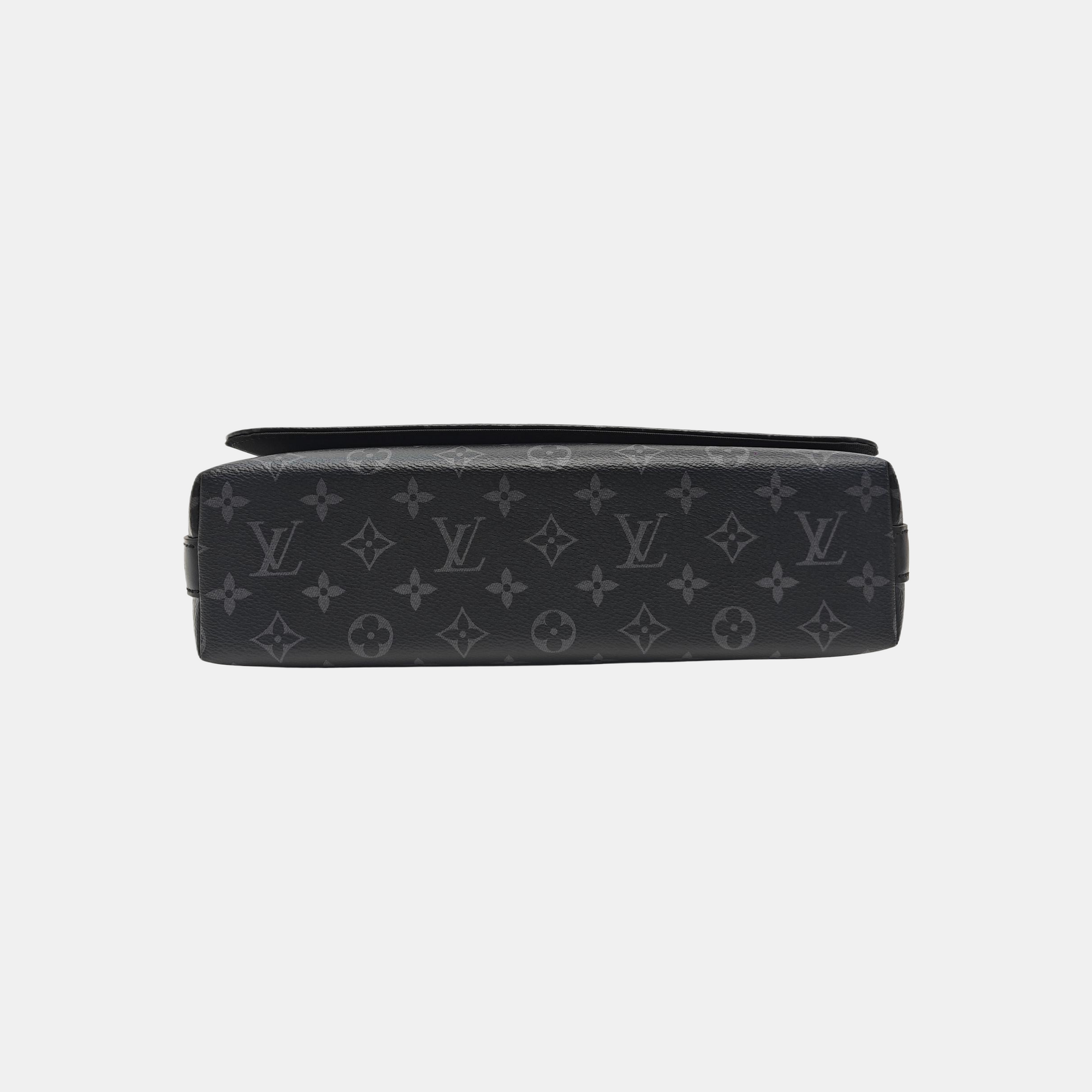 DISTRICT MM Monogram Coated Canvas Black