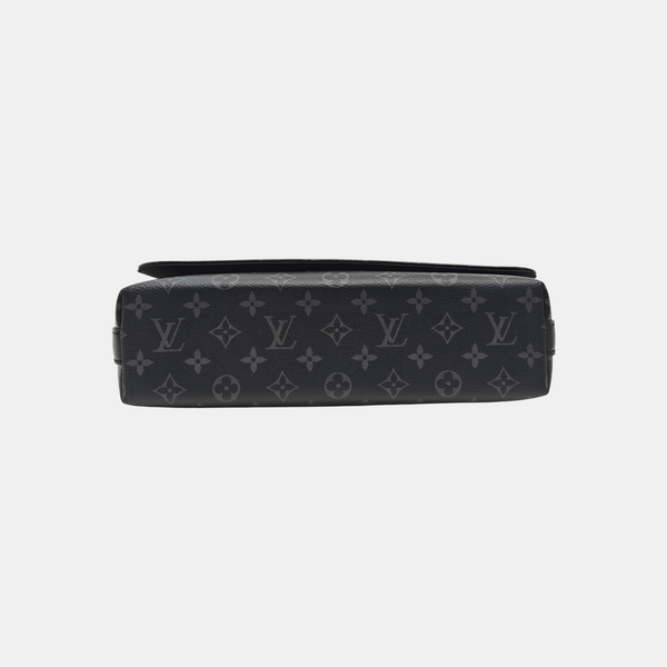 DISTRICT MM Monogram Coated Canvas Black