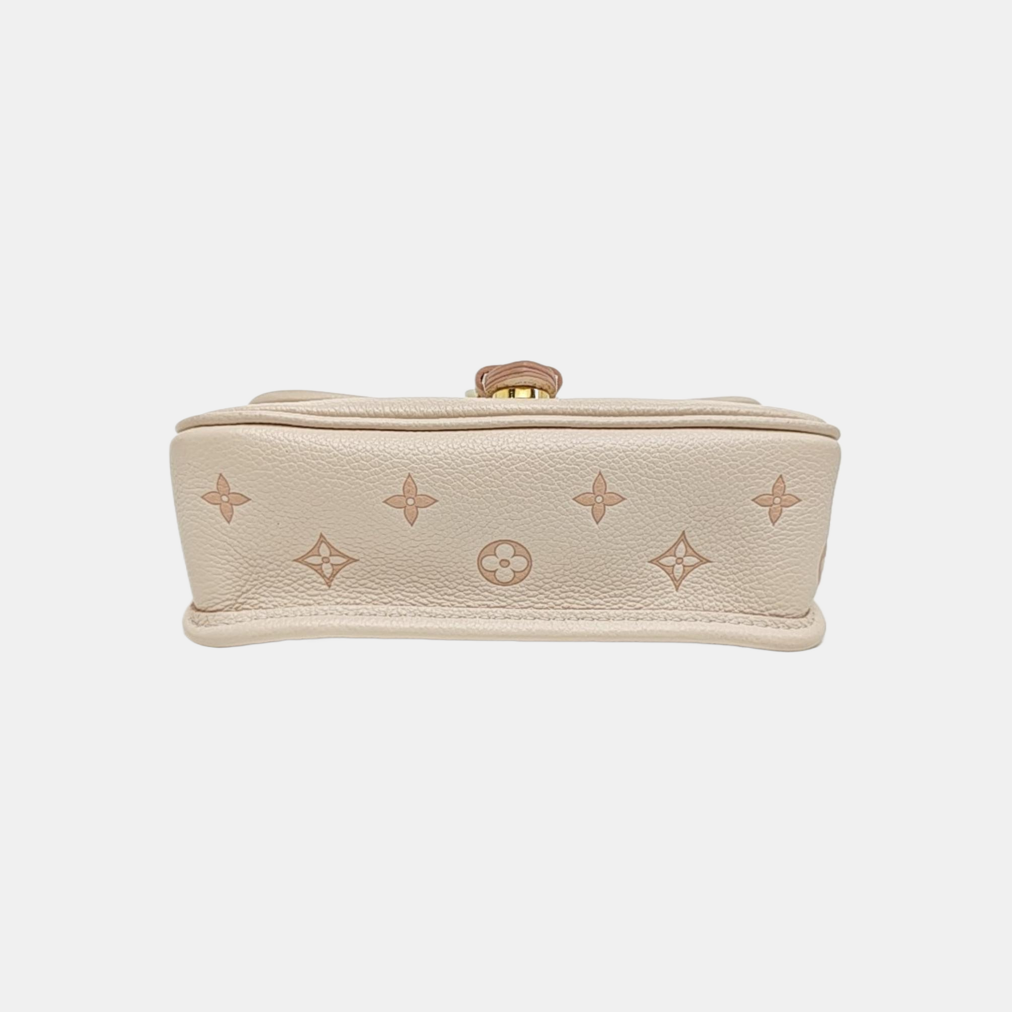 DIANE Nano Monogram Calfskin White