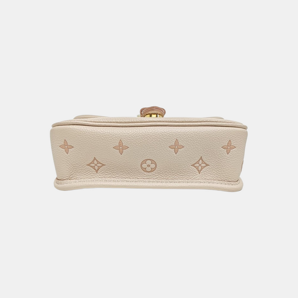 DIANE Nano Monogram Calfskin White