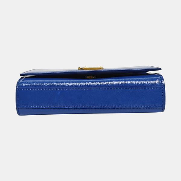 Authenticated pre-owned  KATE Mini Calfskin Blue - Shoulder Bag at Looply
