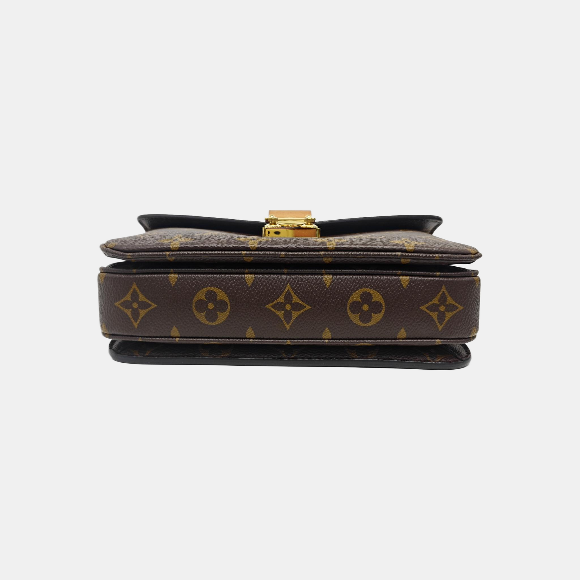 MÉTIS EAST WEST Monogram Coated Canvas Brown