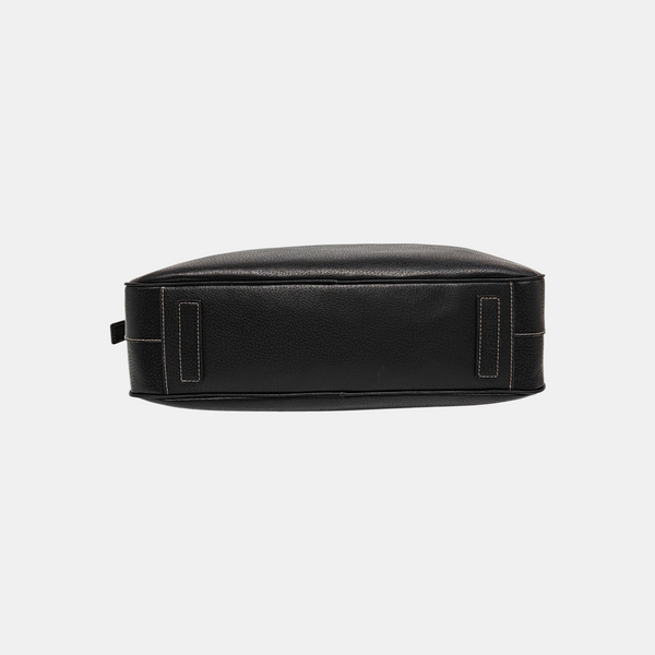 Calfskin Top Handle Bag Black