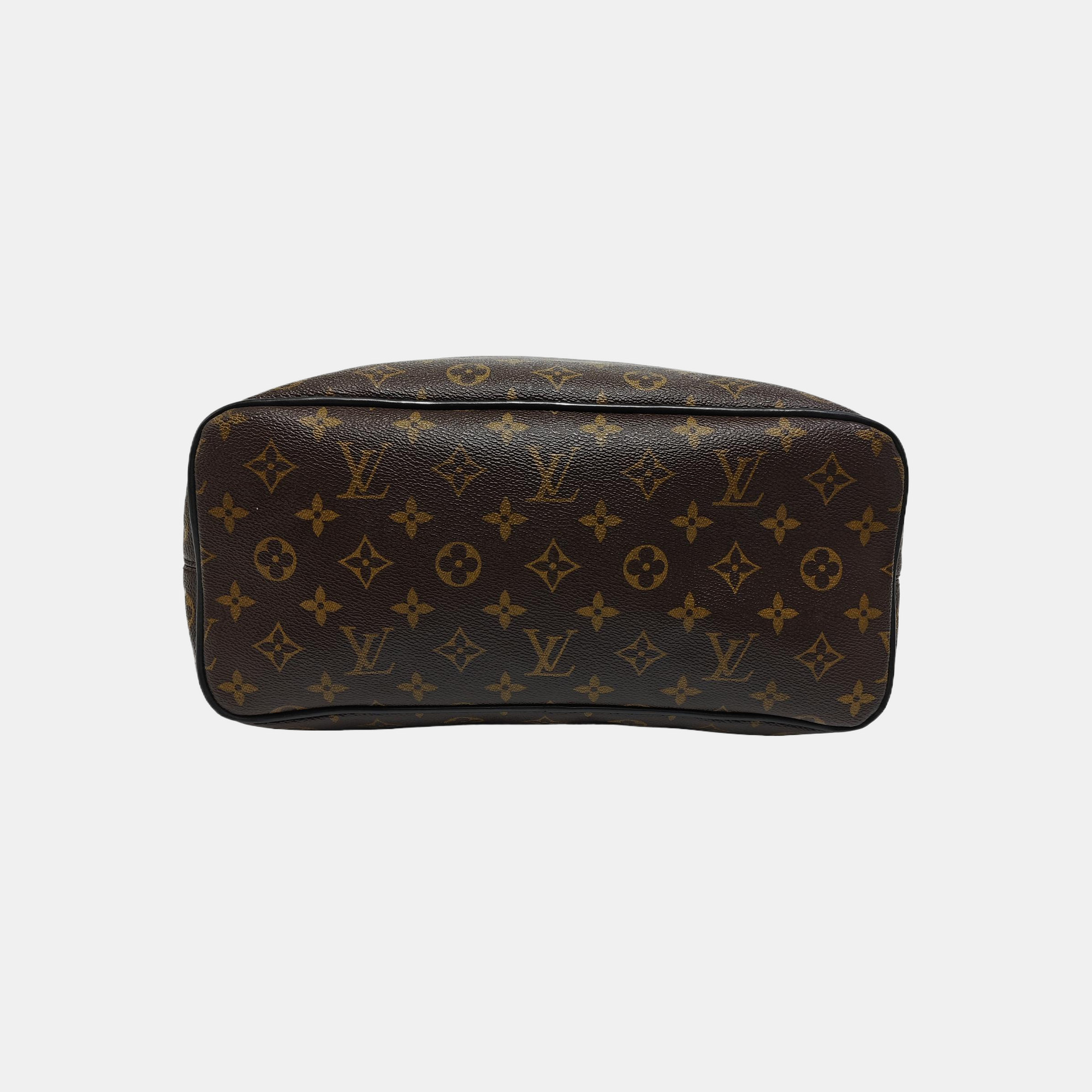 PALK Monogram Coated Canvas Brown