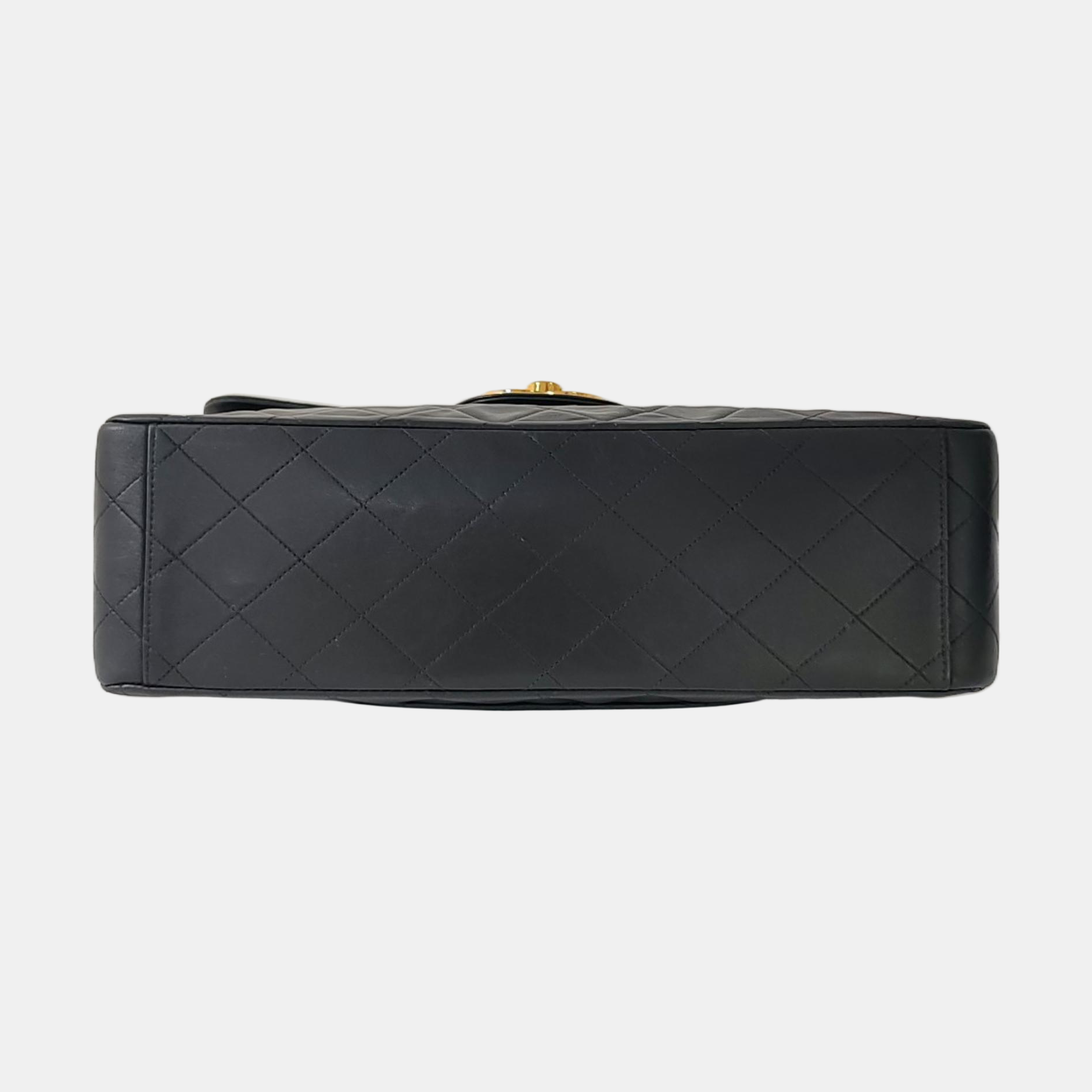 Maxi Quilted Calfskin Black