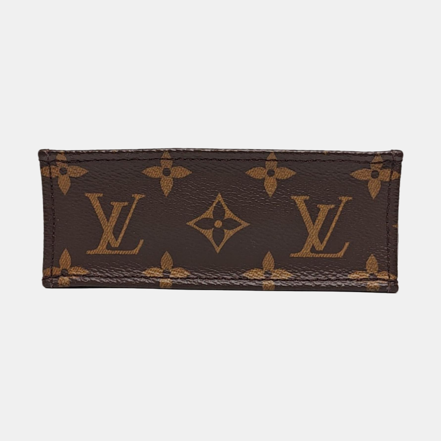 Authenticated pre-owned  SAC PLAT Mini Monogram Coated Canvas Brown - Tote Bag at Looply