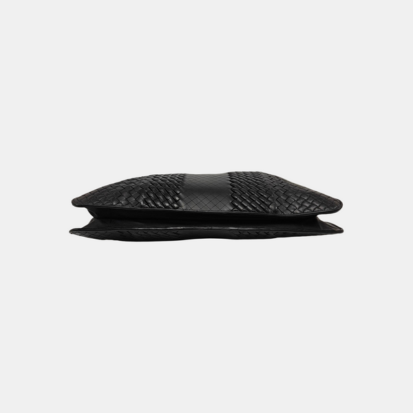 Calfskin Top Handle Bag Black