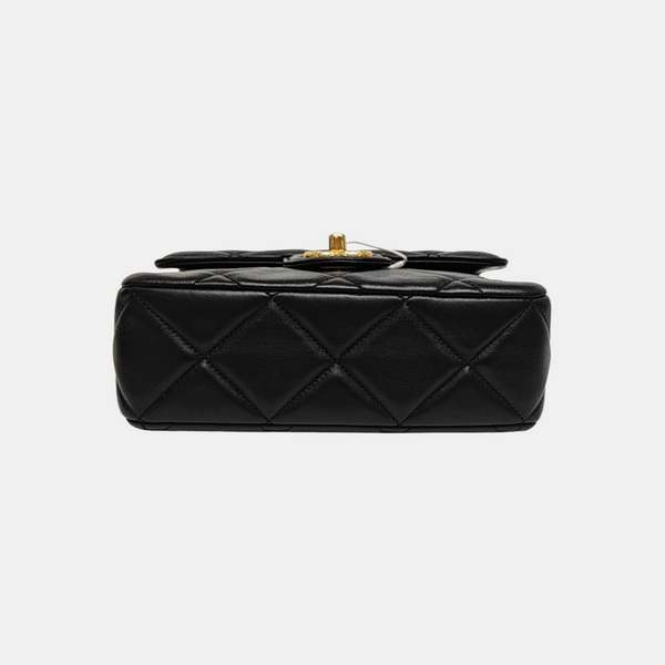 CLASSIC FLAP Mini Quilted Lambskin Black