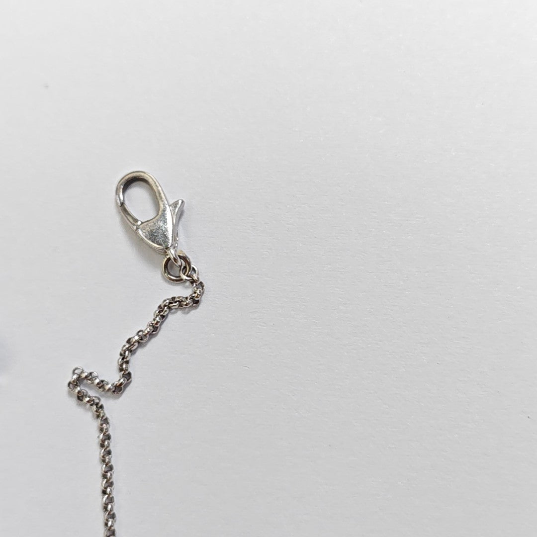 CROCE 18k White Gold Silver Necklace