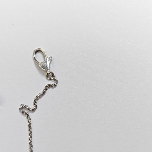 CROCE 18k White Gold Silver Necklace