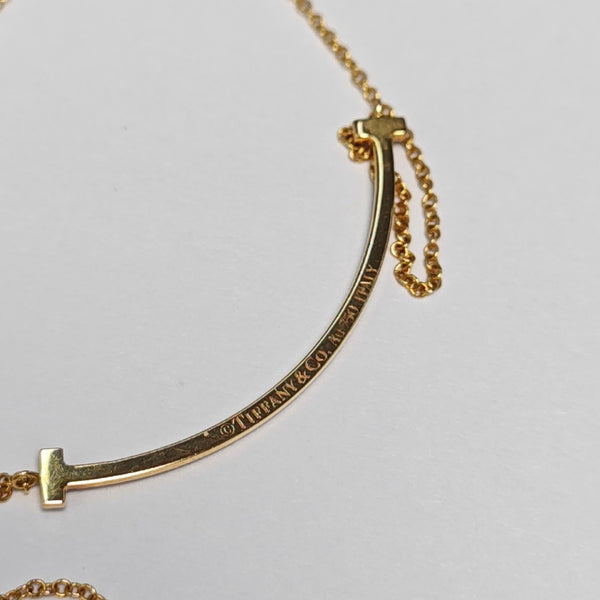 Tiffany T 18k Gold Necklace
