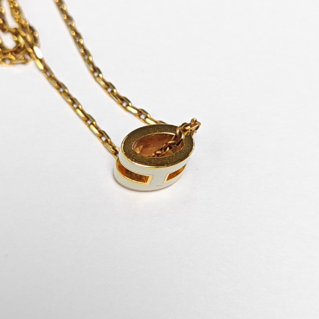 Pop H Metal Rose Gold Necklace