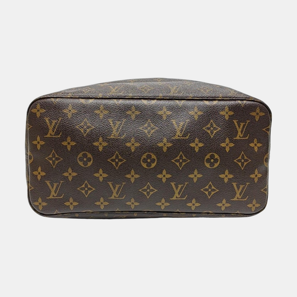 NEVERFULL MM Monogram Coated Canvas Brown