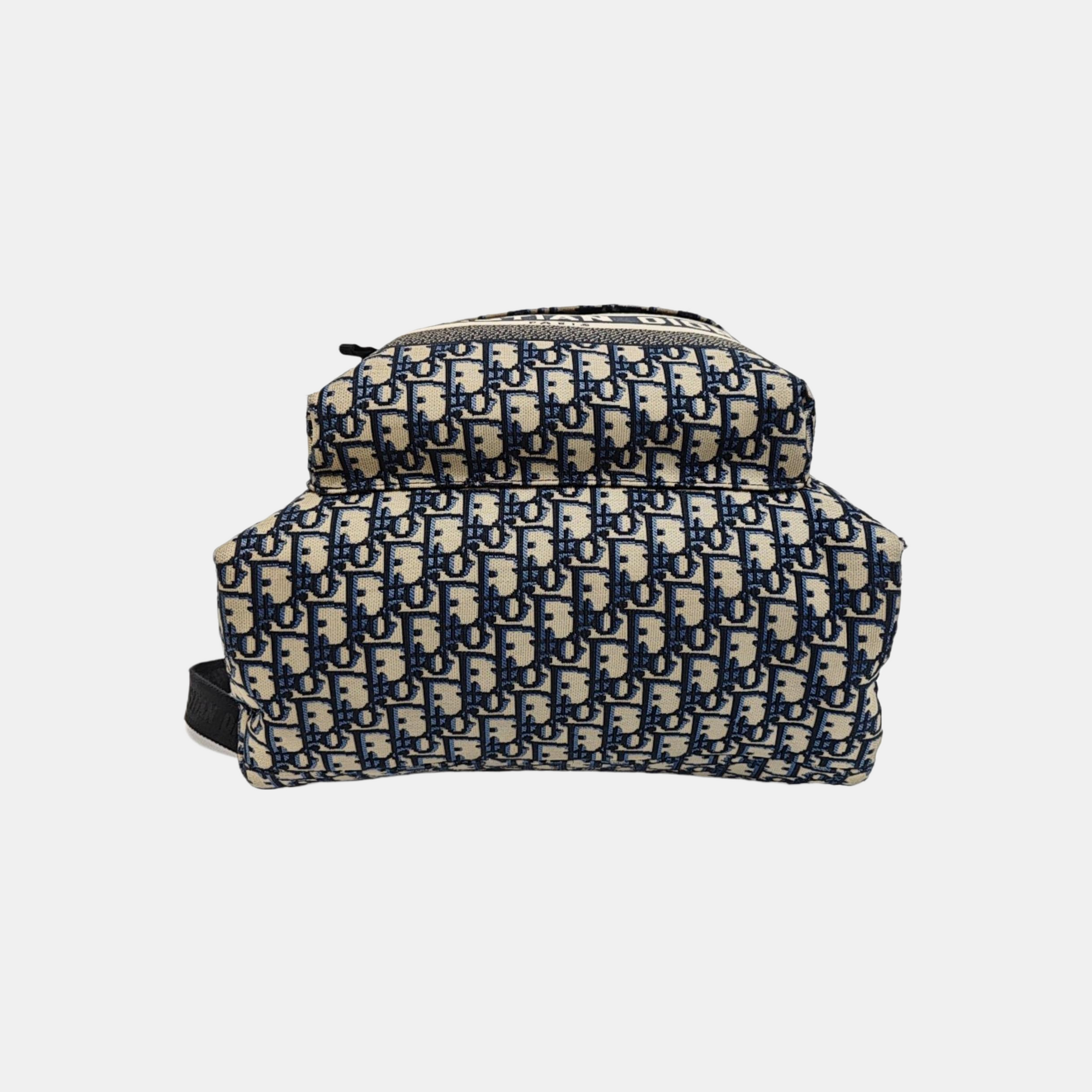 Diortravel Oblique Canvas Blue
