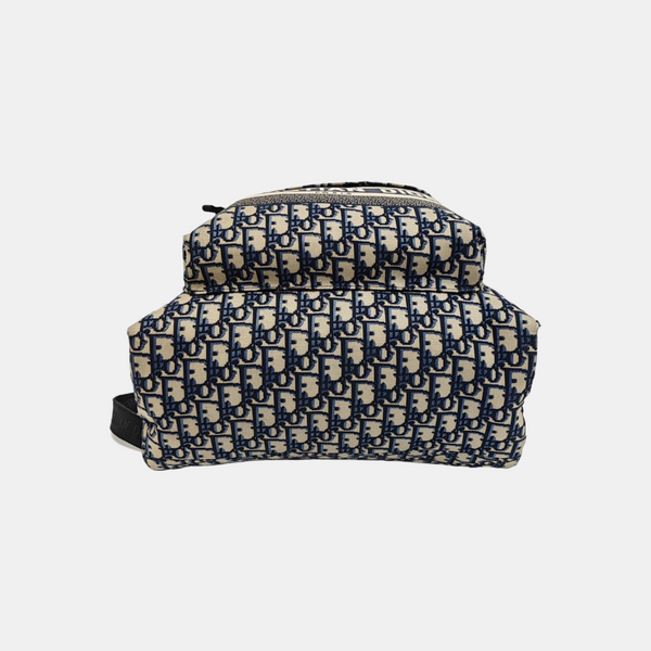 Diortravel Oblique Canvas Blue