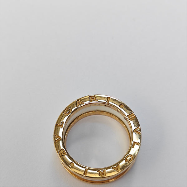 B.ZERO1 18k Rose Gold Ring EU 52