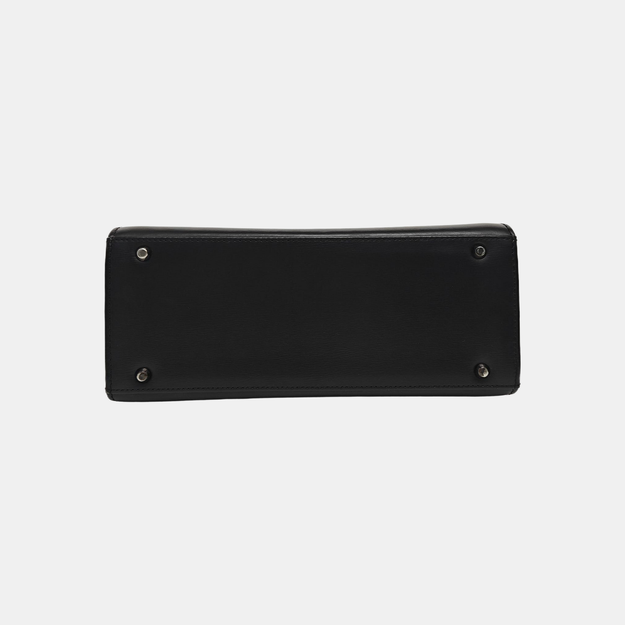 Calfskin Shoulder Bag Black