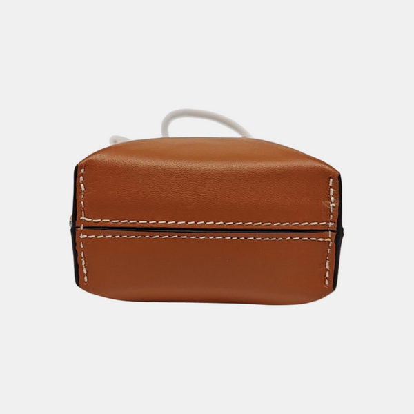 Calfskin Shoulder Bag Brown