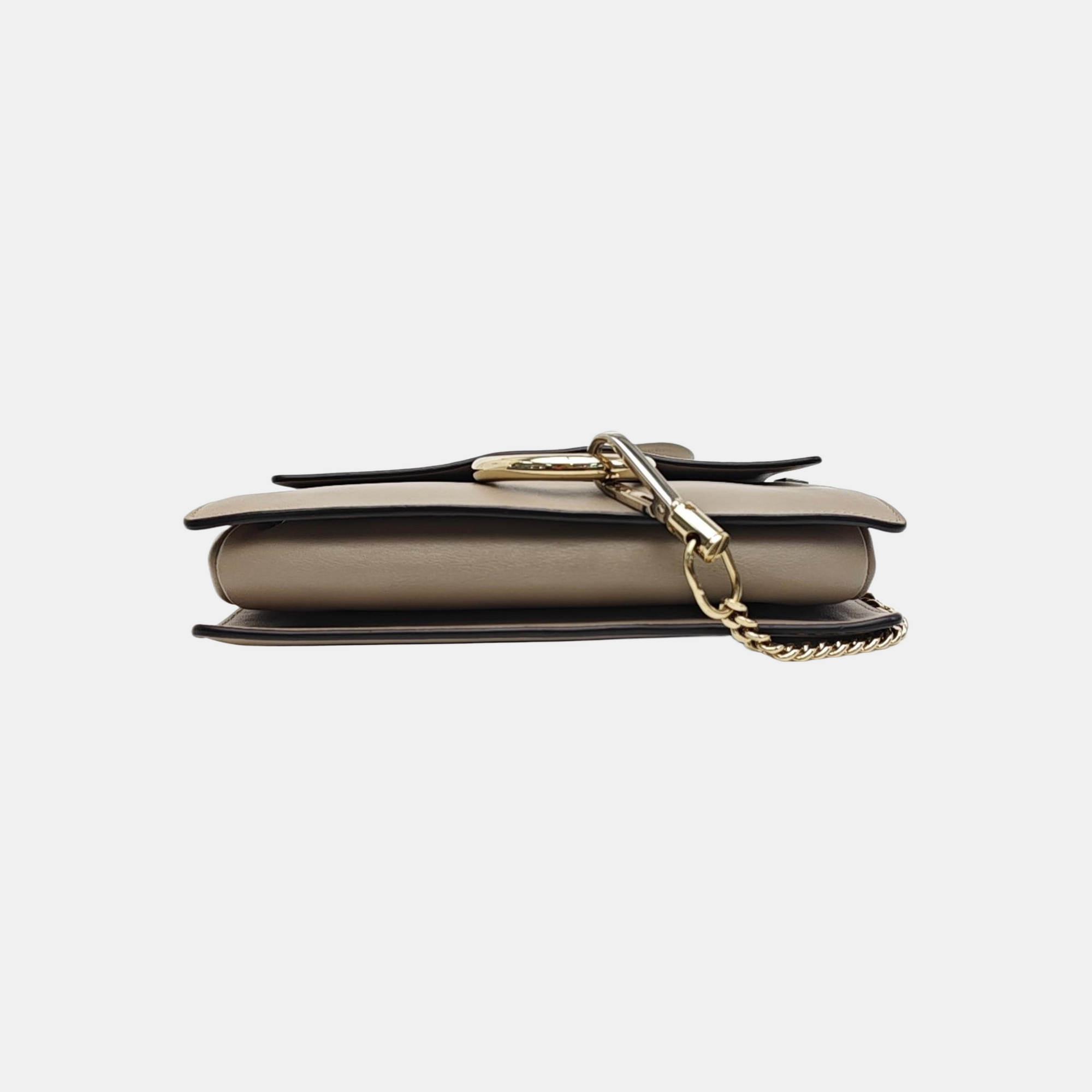 Faye Small Calfskin Gray
