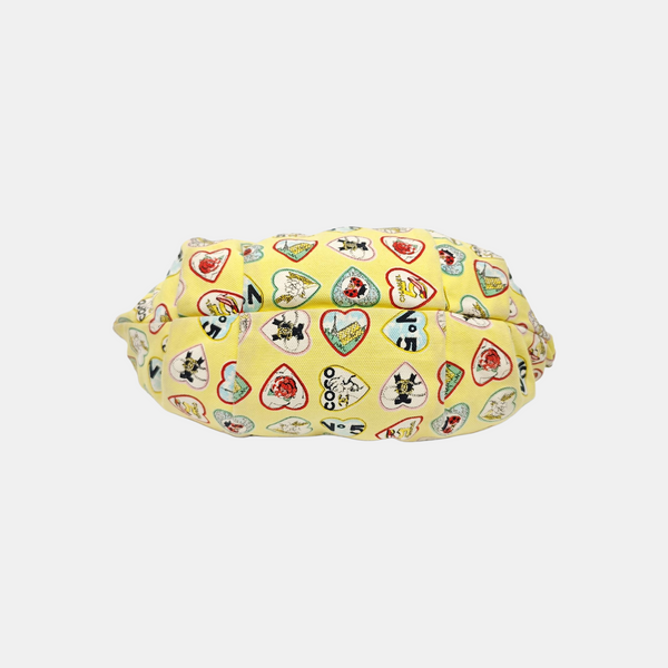 Fabric Top Handle Bag Multicolor