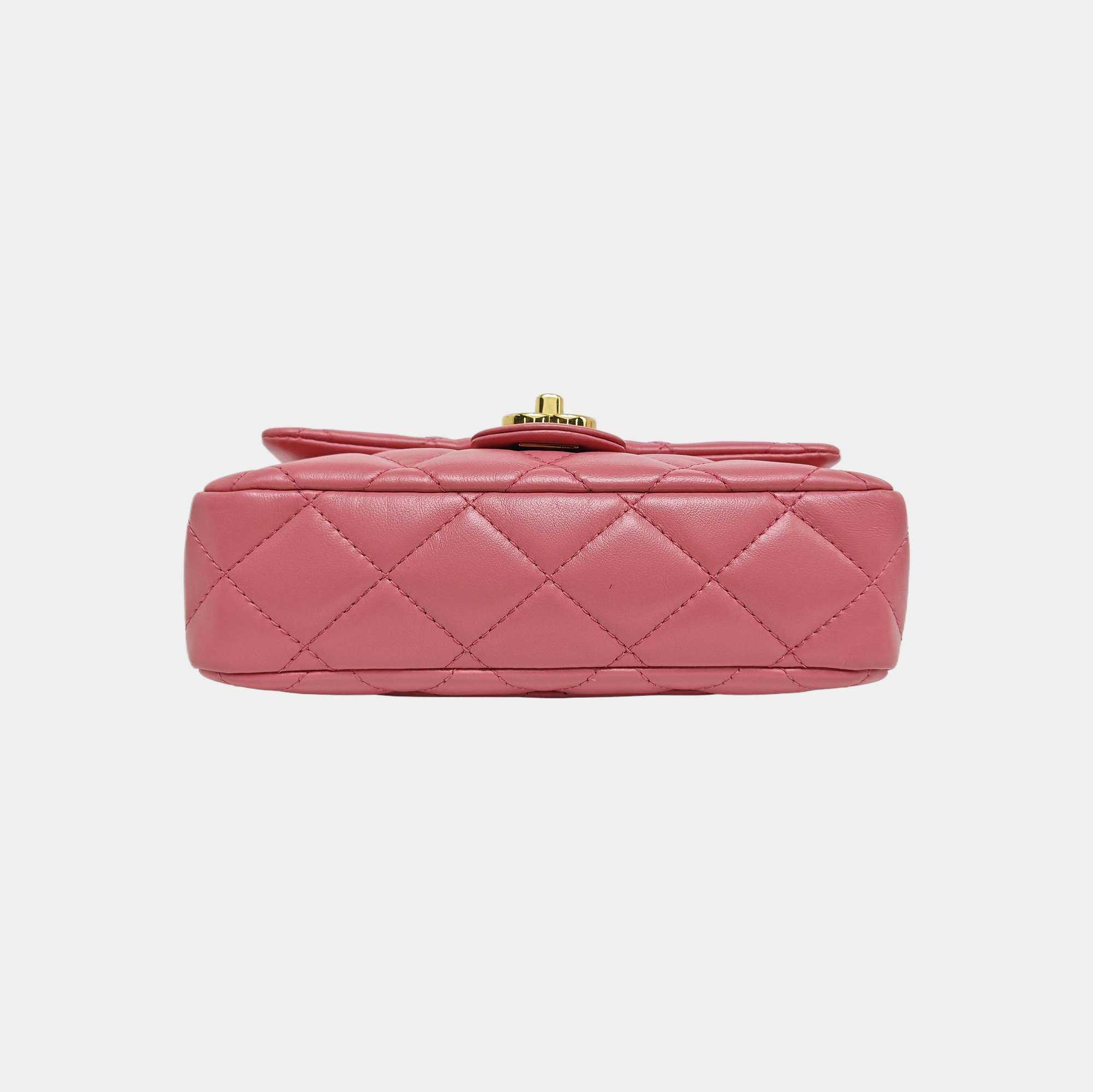 CLASSIC FLAP Small Quilted Lambskin Pink