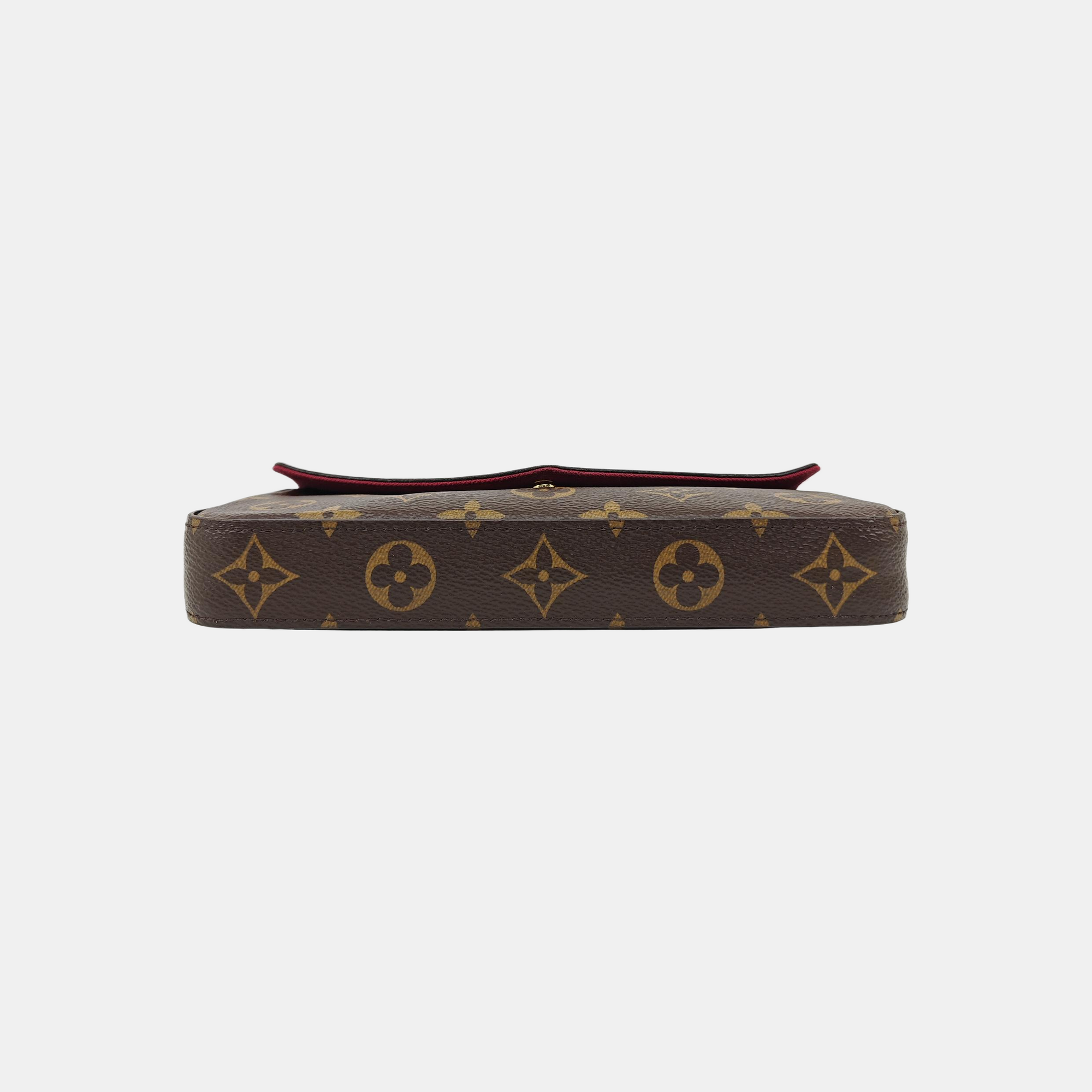 FÉLICIE Monogram Coated Canvas Brown