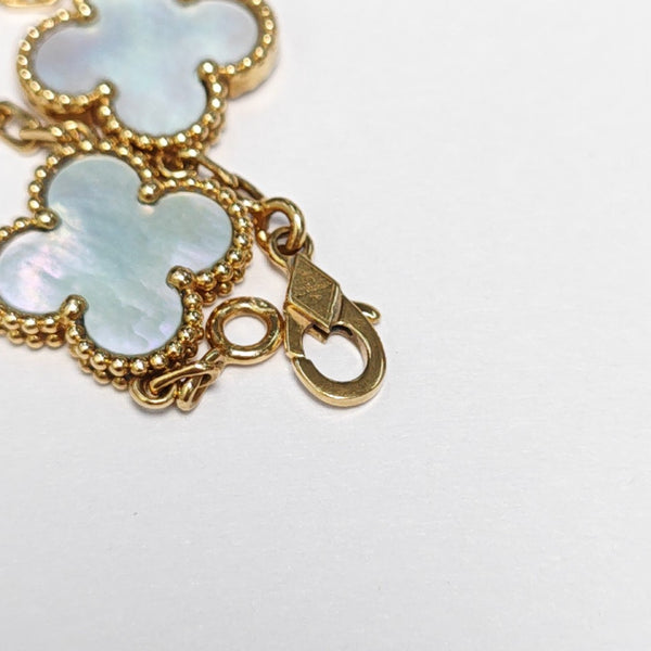 Vintage Alhambra 18k Gold Bracelet