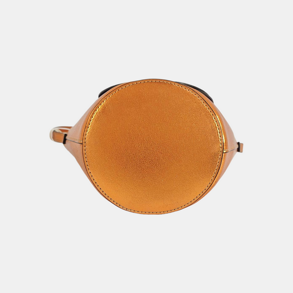 Children’s GG Bucket Calfskin Orange