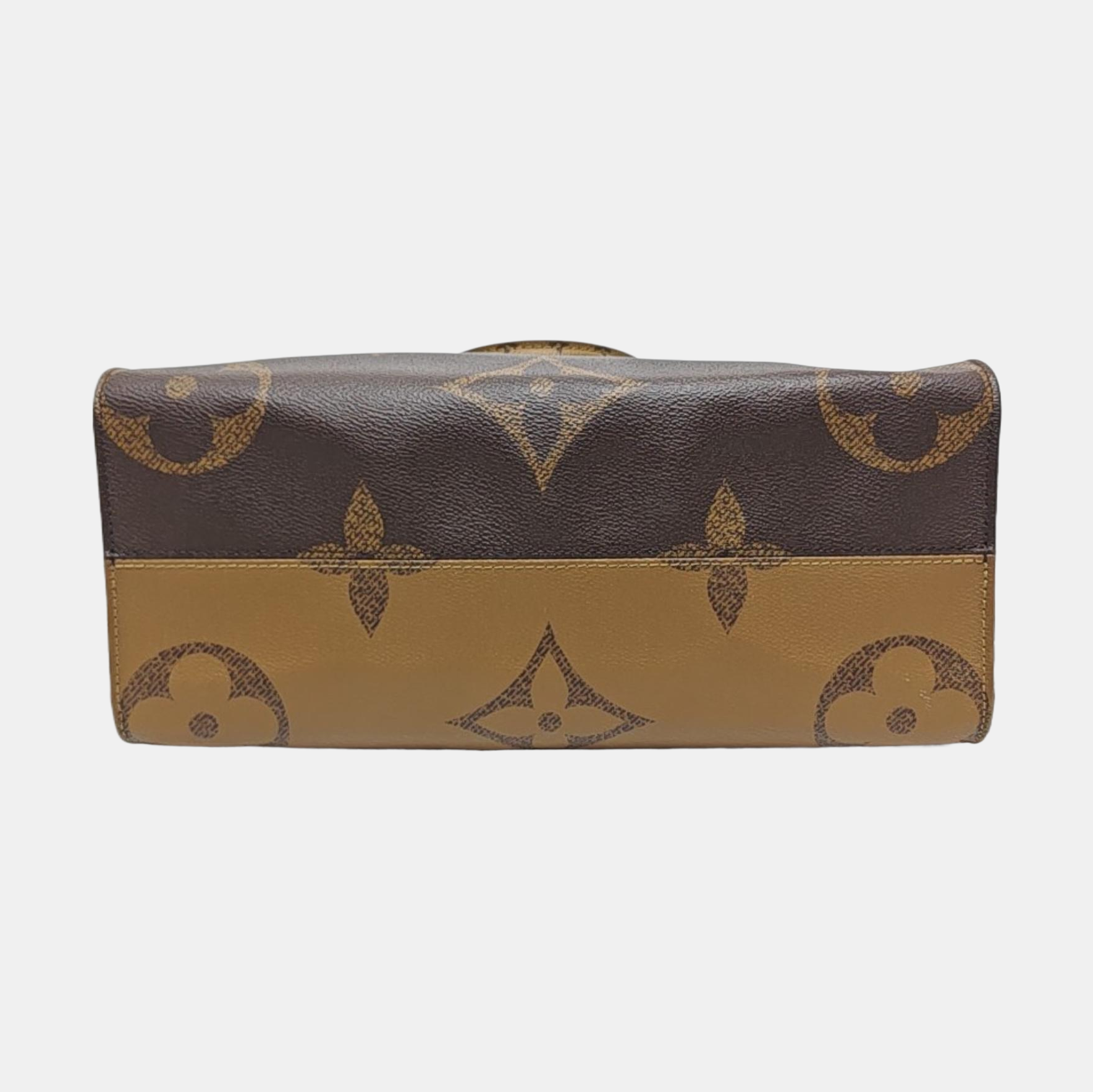 ONTHEGO MM Monogram Coated Canvas Brown