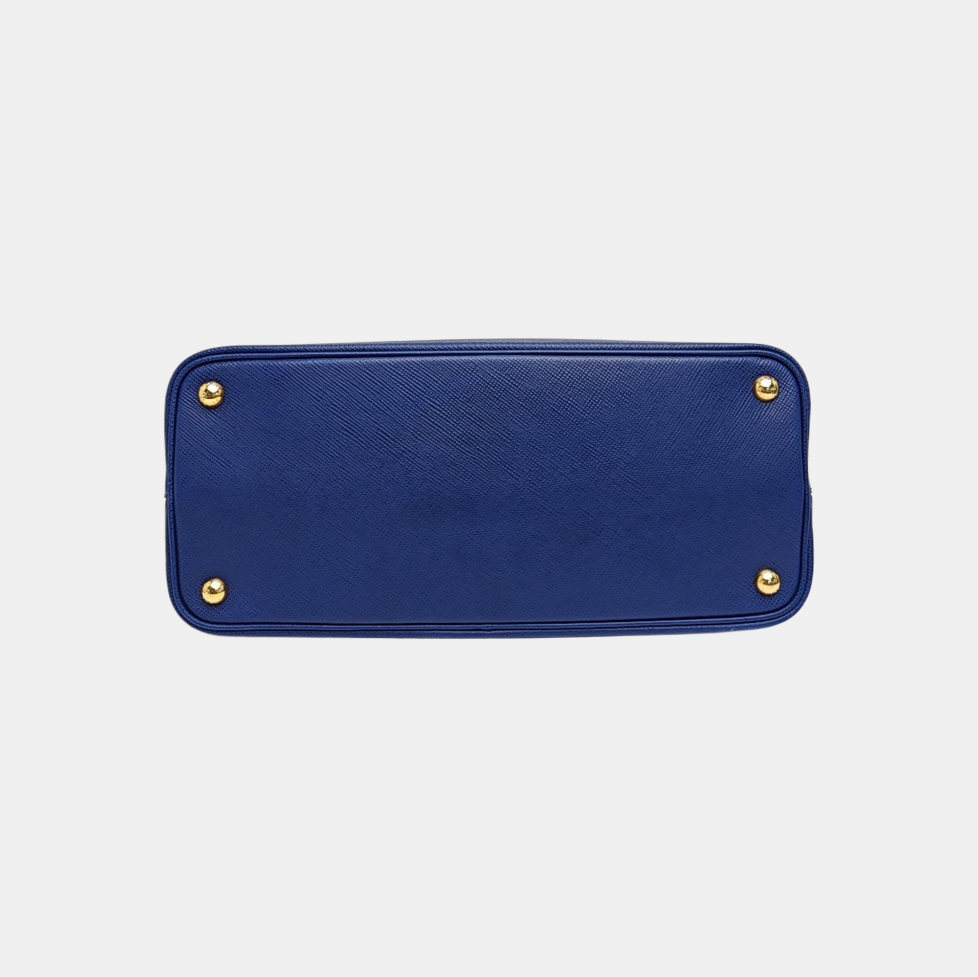 Double Medium Saffiano Calfskin Blue